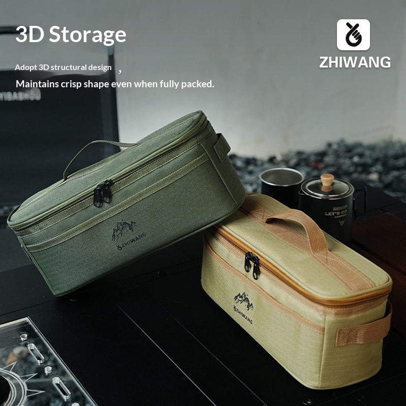 Camping Cooking Organizer - Draagbare multifunctionele opbergtas voor kampeerbestek, outdoor