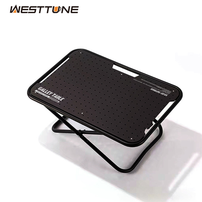 Camping Cooking Table - WESTTUNE Opvouwbare Campingtafel, Draagbare Tactische Aluminium