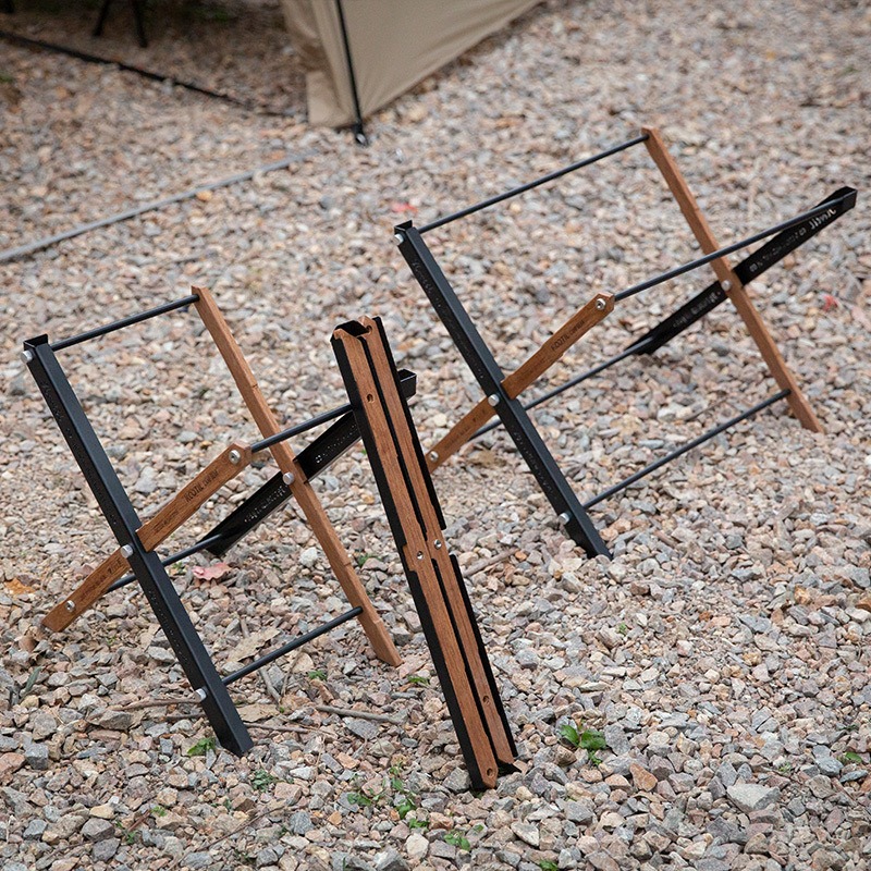 Camping Cooking Table - Draagbare opvouwbare campingtafels Mand Meerlaagse opbergmand