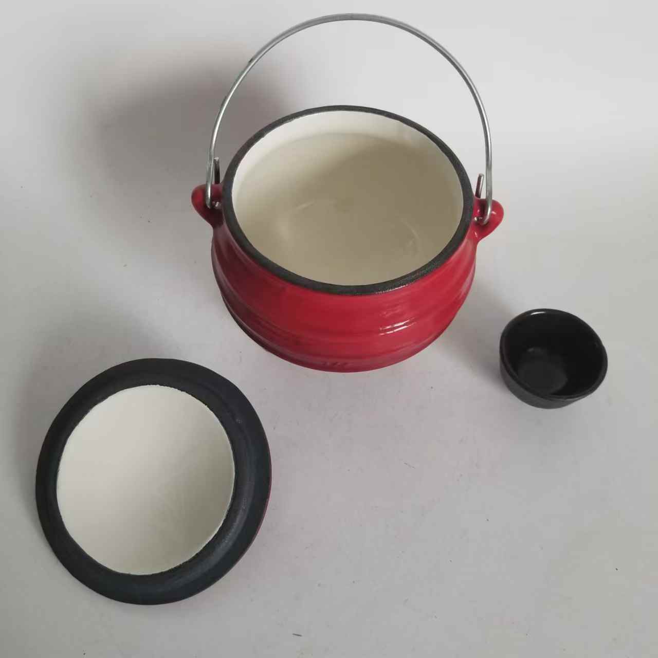 Camp Dutch Oven Cast - Gietijzeren emaille kookpot met 3 poten