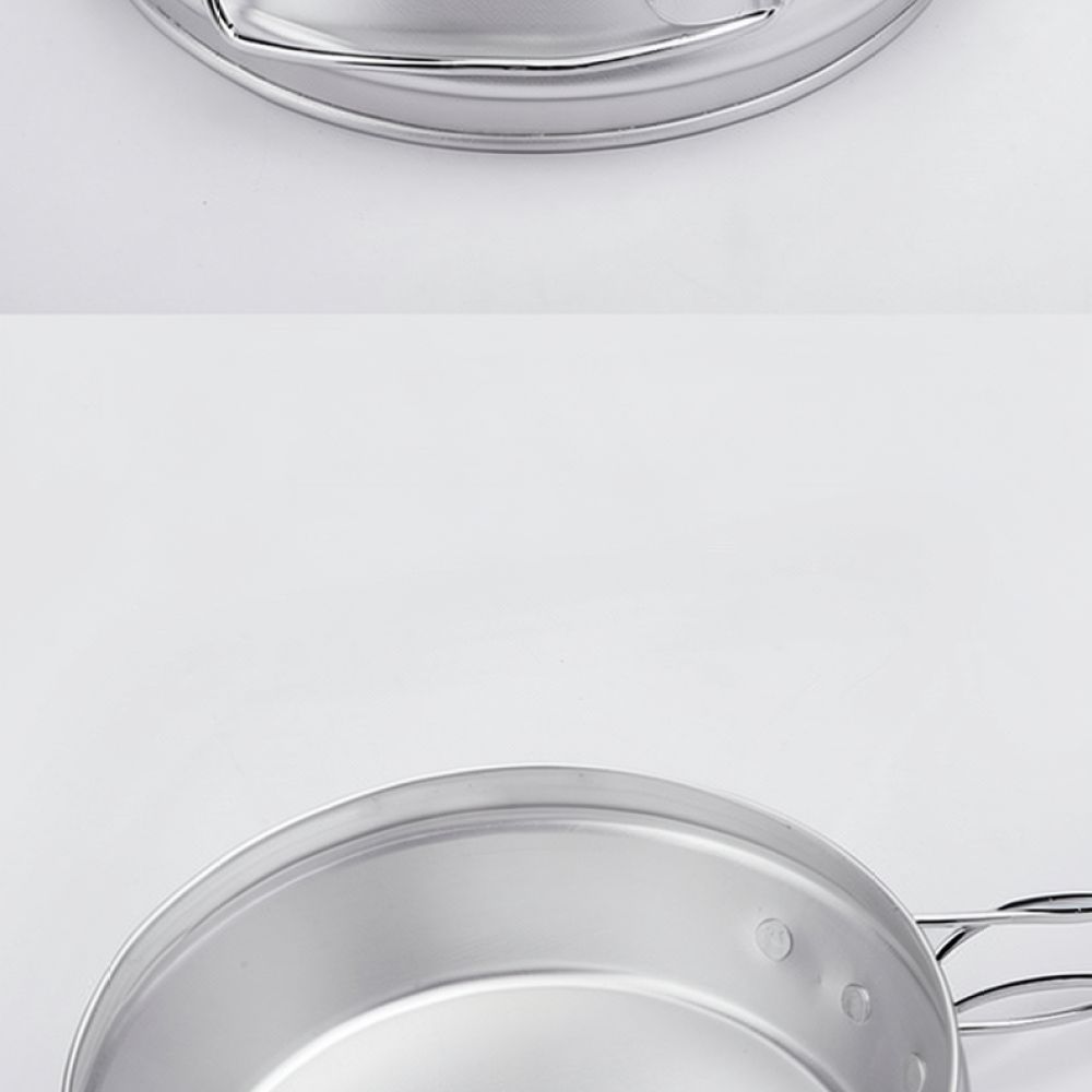 Draagbare aluminium campingpan - Camping Cooking Dining Set recensie en prijs