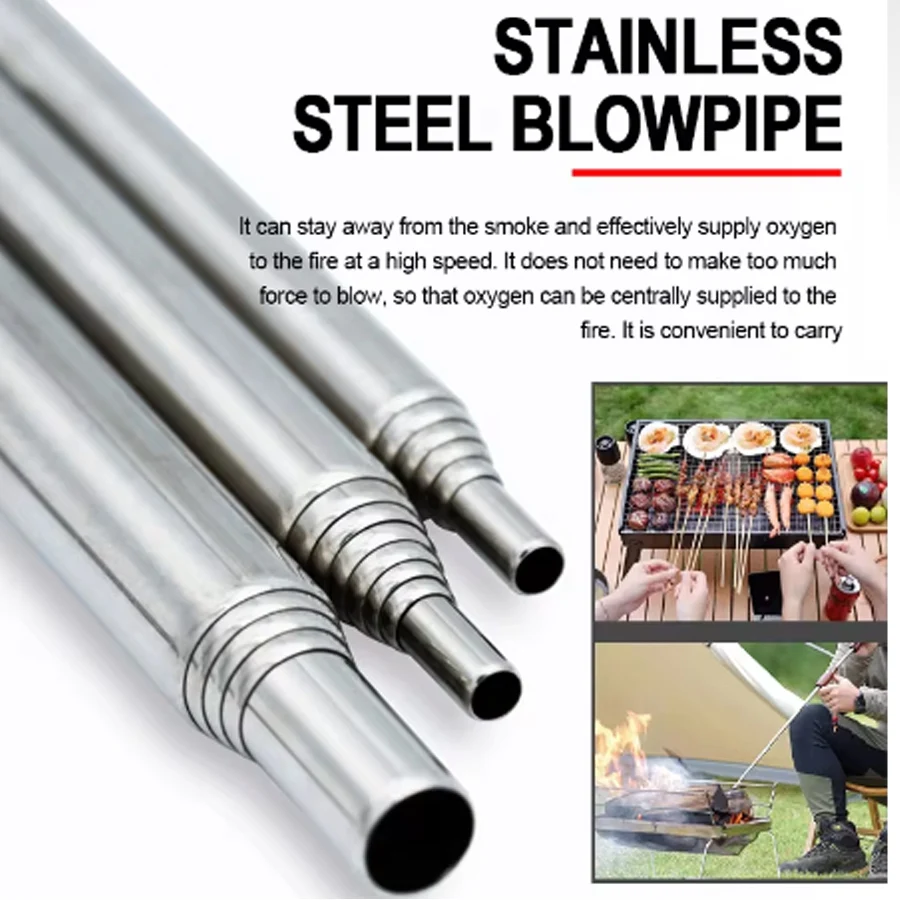 Roestvrijstalen blaaspijp, opv - Camping Hiking Cooking recensie en prijs