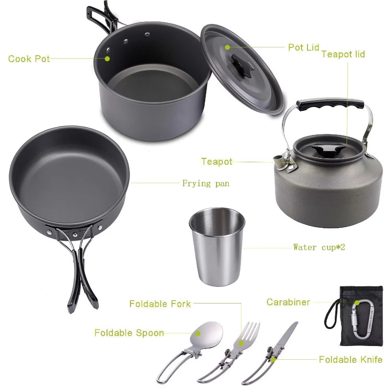 Hoogwaardige lichtgewicht outd - Quality Camping Cooking Set recensie en prijs