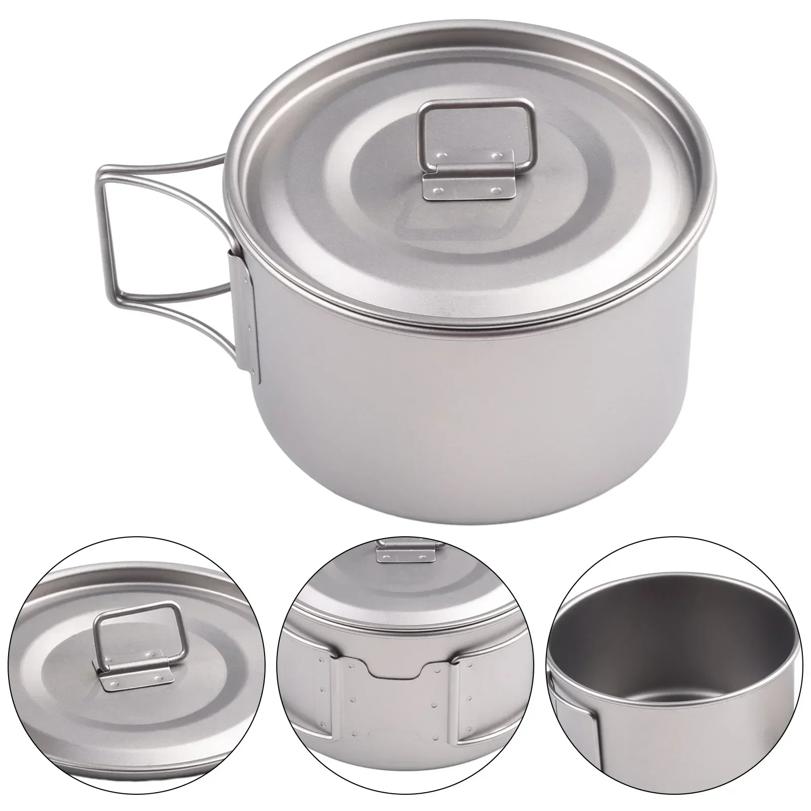 Titanium kom met inklapbaar ha - Camping Cooking Container recensie en prijs